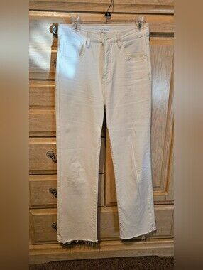 Classic Cream Little Flare-Leg Jeans